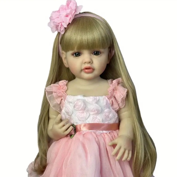 NEW! Gorgeous Large Realistic Life Like Blonde 22” inch Doll! - Picture 3 of 5
